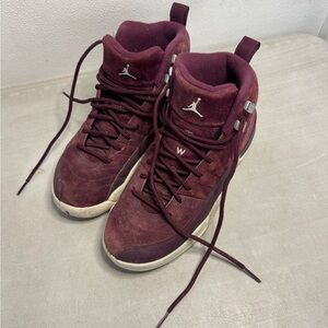 Air Jordan Dark Red Sneakers Size 6Y